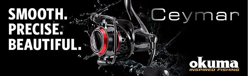 okuma spinning reel banner
